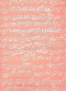 Antonio Vivaldi Notenblätter Konzert op.8,1 RV269 aus Die vier Jahreszeiten
