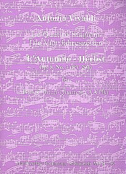 Antonio Vivaldi Notenblätter Konzert op.8,3 RV293 aus Die vier Jahreszeiten