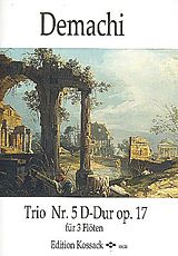 Giuseppe Demachi Notenblätter Trio D-Dur Nr.5 op.17