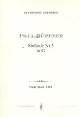 Paul Büttner Notenblätter Sinfonie G-Dur Nr.2
