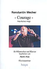 Konstantin Wecker Notenblätter - Courage - Was keiner wagt