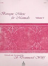  Notenblätter Baroque Music for Manuals vol.5