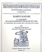 Marin Marais Notenblätter La sonnerie de Sainte-Geneviève du Mont de Paris