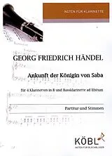 Georg Friedrich Händel Notenblätter Ankunft der Königin von Saba