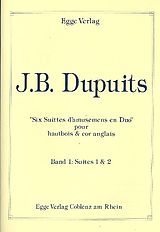 Jean Baptiste Dupuits Notenblätter 6 Suittes damusemens en duo Band 1 (Nr.1-2)