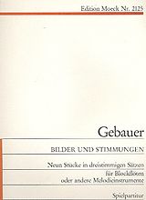 Adolf Gebauer Notenblätter Bilder und Stimmungen