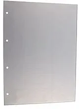  Instrumente+Zubehör Klarsichthüllen 34x25cm gelocht