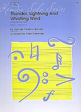 Georg Friedrich Händel Notenblätter Thunder, Lightning and whistling Wind