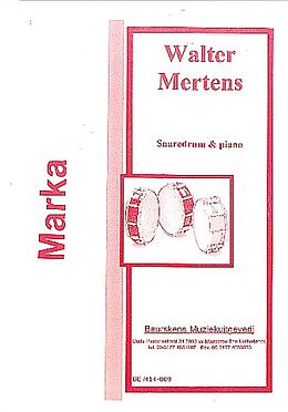 Walter Mertens Notenblätter Marka