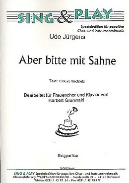 Udo Jürgens Notenblätter Aber bitte mit Sahne
