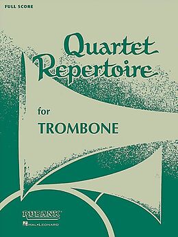  Notenblätter Quartet Repertoire for Trombone