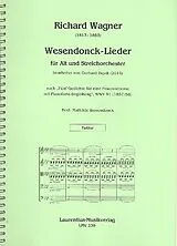 Richard Wagner Notenblätter Wesendonck-Lieder WWV91