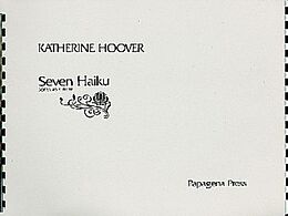 Katherine Hoover Notenblätter 7 Haiku