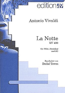 Antonio Vivaldi Notenblätter La Notte RV493