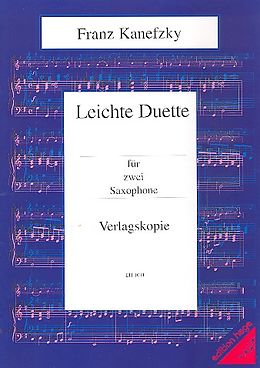 Franz Kanefzky Notenblätter Leichte Duette