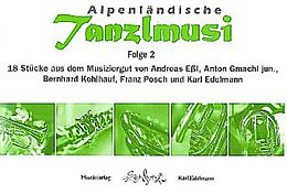  Notenblätter Alpenländische Tanzlmusi Band 2