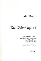 Max Bruch Notenblätter Kol Nidrei op.47