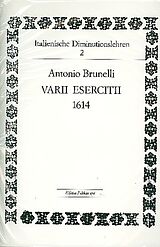Antonio Brunelli Notenblätter Varii esercicii
