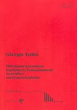 Giuseppe Tartini Notenblätter Elf langsame Sonatensätze