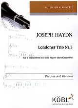 Franz Joseph Haydn Notenblätter Londoner Trio Nr.3