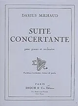 Darius Milhaud Notenblätter Suite concertante