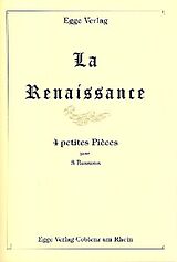  Notenblätter La Renaissance