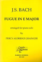 Johann Sebastian Bach Notenblätter Fuge in E Major