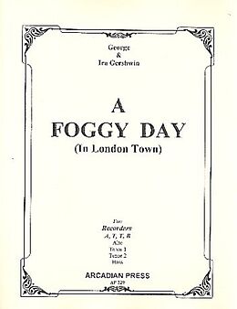 George Gershwin Notenblätter A foggy Day