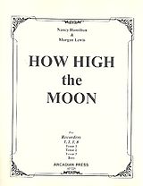 Morgan Lewis Notenblätter How high the Moon