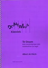 Albert de Klerk Notenblätter Te Deum