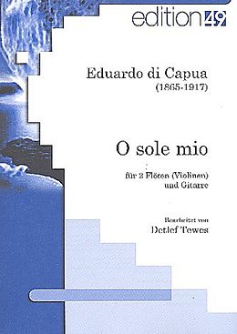 Eduardo di Capua Notenblätter O sole mio