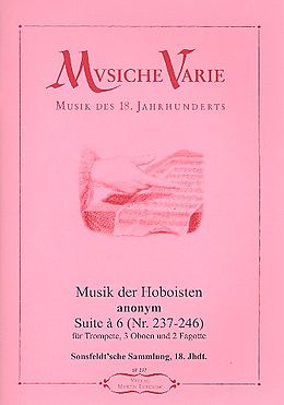 Anonymus Notenblätter Suite à 6 (Nr.237-246)