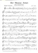Georg Friedrich Händel Notenblätter Amen und Hallelujah aus dem Messias