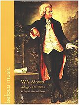 Wolfgang Amadeus Mozart Notenblätter Adagio KV580a