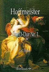 Franz Anton Hoffmeister Notenblätter Duo D-Dur Nr.1 op.20