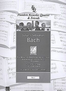Johann Sebastian Bach Notenblätter Brandenburgisches Konzert Nr.3 BWV1048 1. Satz