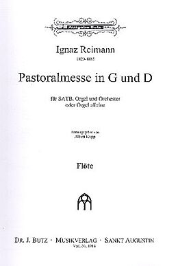 Ignaz Reimann Notenblätter Pastoralmesse in G und D