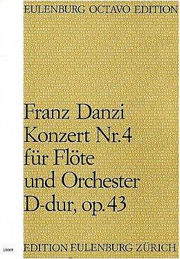 Franz Danzi Notenblätter Konzert D-Dur Nr.4 op.43