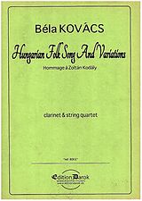 Béla Kovács Notenblätter Hungarian Folk Song and Variations
