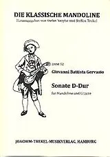 Giovanni Battista Gervasio Notenblätter Sonate D-Dur