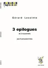Gérard Lecointe Notenblätter 3 Epilogues