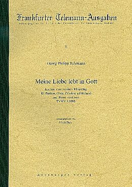 Georg Philipp Telemann Notenblätter Meine Liebe lebt in Gott TWV1-1095
