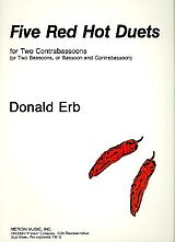 Donald Erb Notenblätter 5 red hot Duets
