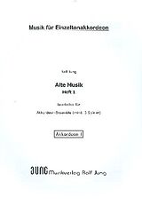  Notenblätter Alte Musik Band 1