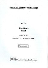  Notenblätter Alte Musik Band 3