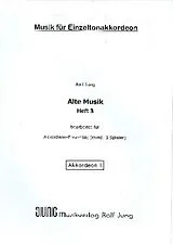  Notenblätter Alte Musik Band 3