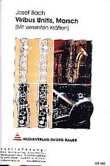 Josef Bach Notenblätter Viribus unitis