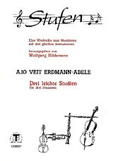 Veit Erdmann-Abele Notenblätter 3 leichte Studien