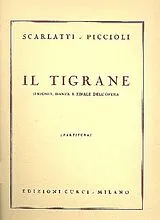 Alessandro Scarlatti Notenblätter Sinfonia, Danze e Finale dellopera Il tigrane