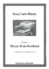  Notenblätter Easy Lute Music vol.1 - Music from Scotland